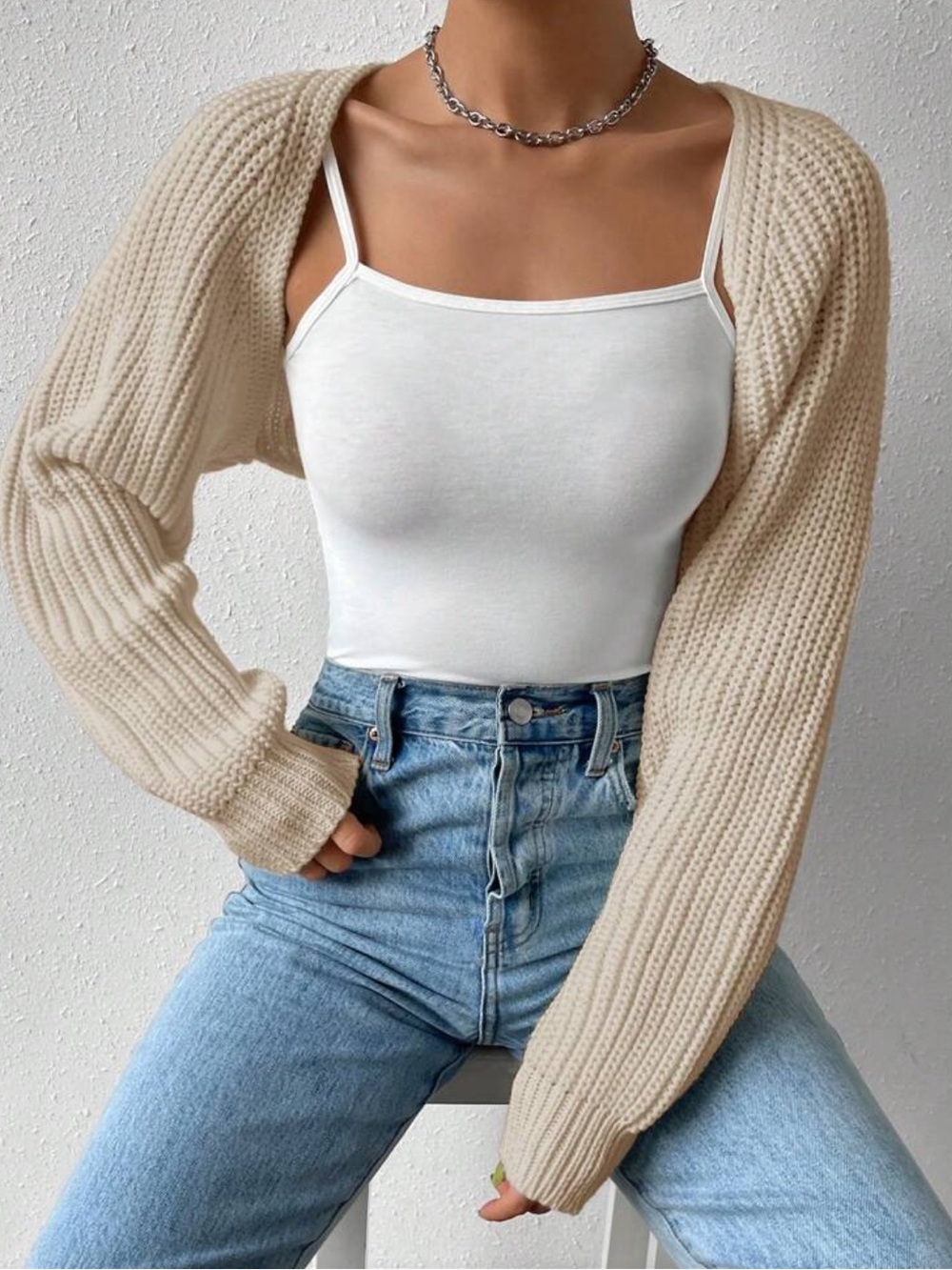 Crop cardigan